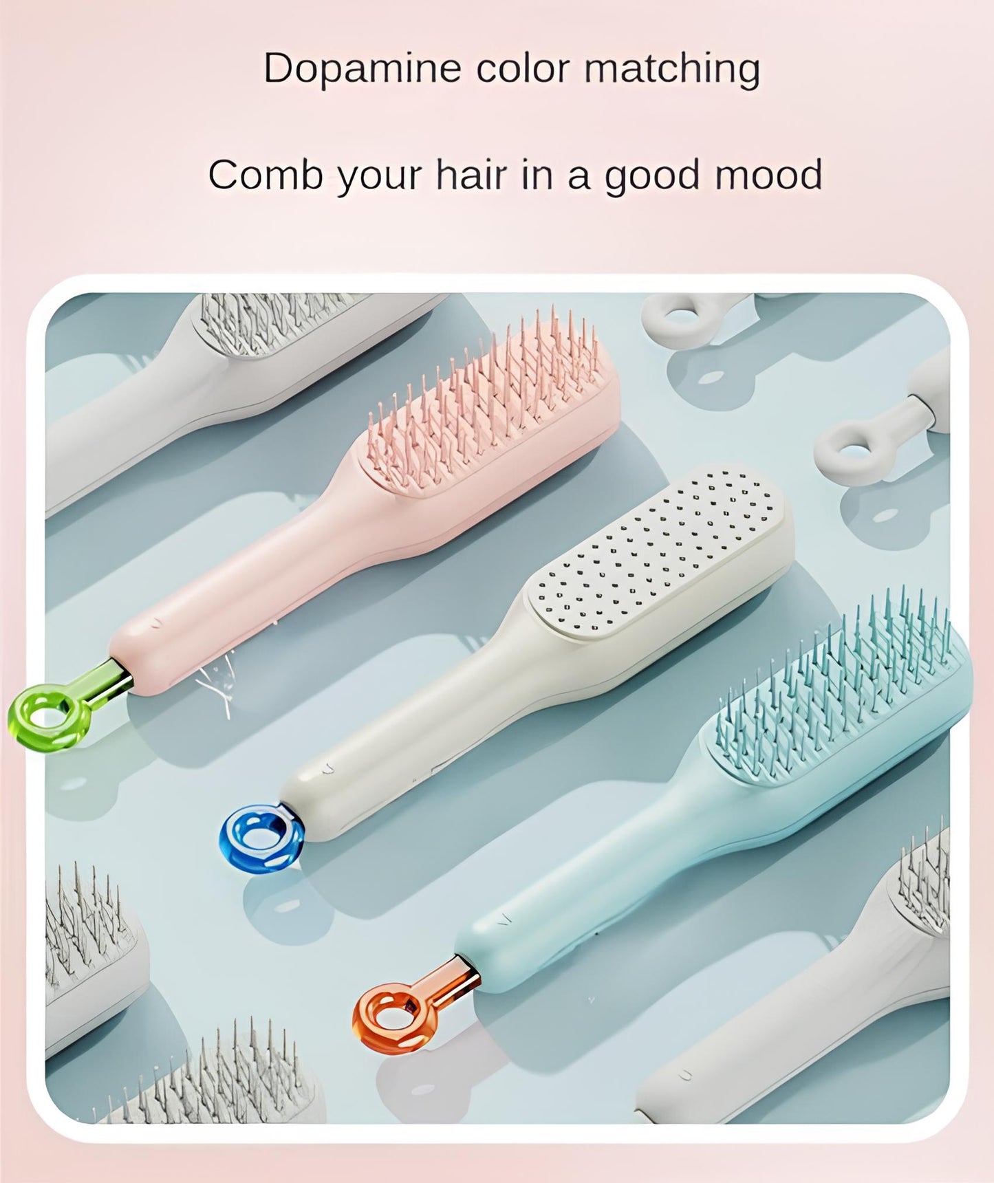 BELVONA SmoothLoop™ Self-Cleaning Comb