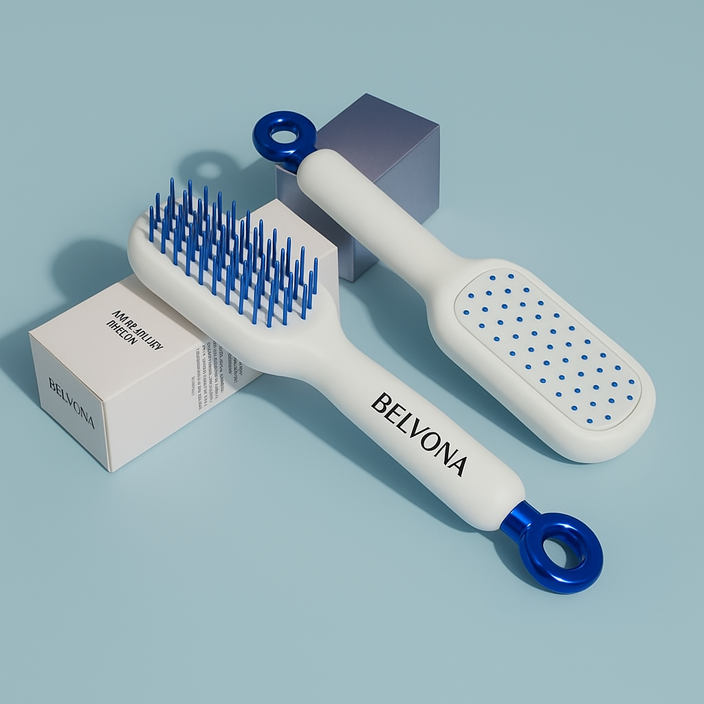 BELVONA SmoothLoop™ Self-Cleaning Comb